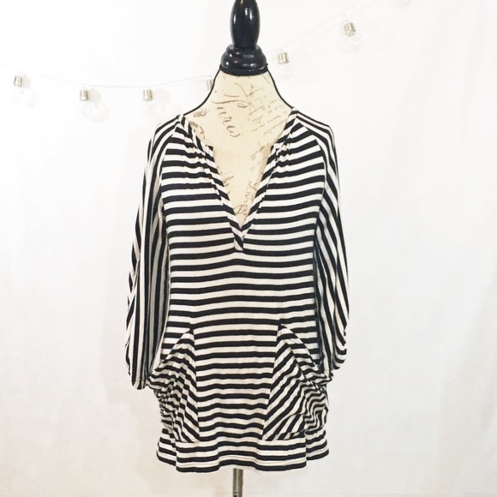 Oonagh Nanette Lepore Black & White Tunic
